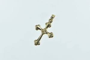 14K Cross Christian Faith Symbol Religious Pendant Yellow Gold