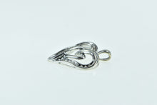 Load image into Gallery viewer, 10K Diamond Encrusted Classic Heart Love Pendant White Gold