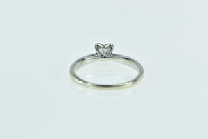 14K 0.20 Ct Princess Diamond Promise Engagement Ring White Gold