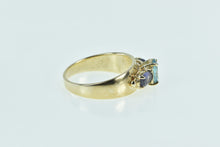 Load image into Gallery viewer, 10K Blue Topaz Iolite Statement Ring Yellow Gold