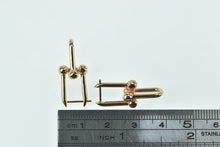 Load image into Gallery viewer, 18K Paperclip Chain Dangle Layered Statement Earrings Rose Gold