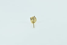 Load image into Gallery viewer, 14K Round Citrine Solitaire Vintage Stud Single Earring Yellow Gold