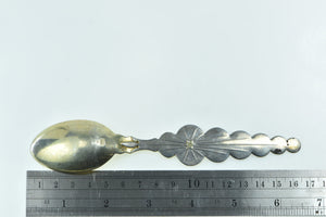 Sterling Silver Church of Our Savior Copenhagen Denmark Enamel Spoon