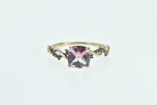Load image into Gallery viewer, 10K Enchanted Disney Villains Maleficent Pink Topaz Ring Rose Gold