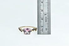 Load image into Gallery viewer, 10K Enchanted Disney Villains Maleficent Pink Topaz Ring Rose Gold