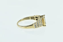 Load image into Gallery viewer, 10K Invis Set Princess Diamond Engagement Ring Yellow Gold