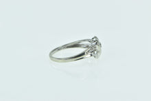 Load image into Gallery viewer, 10K Diamond Heart Love Symbol Promise Ring White Gold