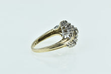 Load image into Gallery viewer, 10K Diamond Freeform Cluster Statement Ring Yellow Gold
