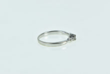 Load image into Gallery viewer, 14K Three Stone Diamond Classic Promise Ring White Gold