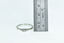 Load image into Gallery viewer, 14K Three Stone Diamond Classic Promise Ring White Gold