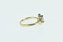 Load image into Gallery viewer, 10K Marquise Syn. Opal Emerald Statement Ring Yellow Gold