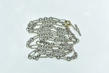 Load image into Gallery viewer, Sterling Silver 18k Gold David Yurman Designer Chain Necklace 33&quot;