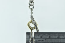 Load image into Gallery viewer, Sterling Silver 18k Gold David Yurman Designer Chain Necklace 33&quot;