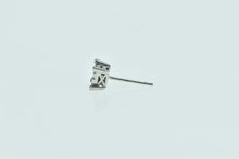 Load image into Gallery viewer, 10K Single Squared Diamond Vintage Stud Earring White Gold