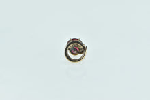 Load image into Gallery viewer, 10K Victorian Syn. Ruby Shirt Stud Spiral Collar Button Yellow Gold