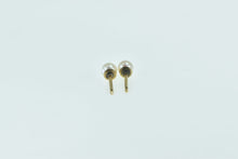 Load image into Gallery viewer, 14K 4.3mm Vintage Classic Pearl Simple Stud Earrings Yellow Gold