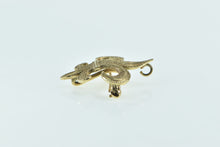 Load image into Gallery viewer, 14K Fleur De Lis Symbol Ornate Watch Hanger Pin/Brooch Yellow Gold