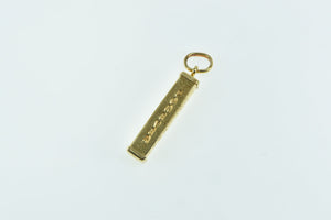 14K Today Tomorrow Yesterday Forever Love Pendant Yellow Gold