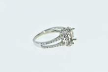 Load image into Gallery viewer, 14K 0.50 Ctw Diamond Halo Engagement Setting Ring White Gold