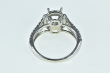 Load image into Gallery viewer, 14K 0.50 Ctw Diamond Halo Engagement Setting Ring White Gold