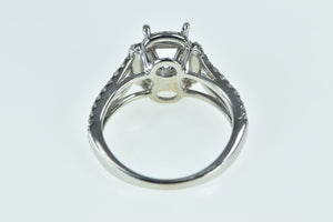 14K 0.50 Ctw Diamond Halo Engagement Setting Ring White Gold