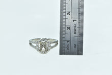 Load image into Gallery viewer, 14K 0.50 Ctw Diamond Halo Engagement Setting Ring White Gold