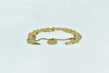 Load image into Gallery viewer, 14K 1850-60&#39;s Liberty Head US Coin Chain Bracelet 6.75&quot; Yellow Gold