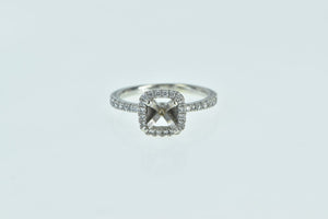 14K 0.33 Ctw Diamond Basket Engagement Setting Ring White Gold