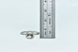 14K 0.33 Ctw Diamond Basket Engagement Setting Ring White Gold