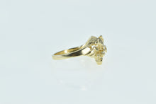 Load image into Gallery viewer, 14K Diamond Textured Nugget Cluster Statement Ring Yellow Gold