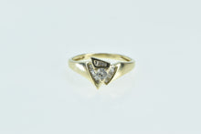 Load image into Gallery viewer, 14K 0.35 Ctw Diamond Baguette Halo Engagement Ring Yellow Gold