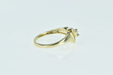 Load image into Gallery viewer, 14K 0.35 Ctw Diamond Baguette Halo Engagement Ring Yellow Gold