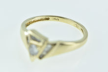 Load image into Gallery viewer, 14K 0.35 Ctw Diamond Baguette Halo Engagement Ring Yellow Gold