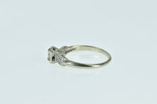 Load image into Gallery viewer, 14K Vintage Classic Diamond Promise Engagement Ring White Gold