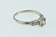 Load image into Gallery viewer, 14K Vintage Classic Diamond Promise Engagement Ring White Gold