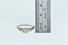 Load image into Gallery viewer, 14K Vintage Classic Diamond Promise Engagement Ring White Gold