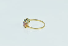 Load image into Gallery viewer, 14K Five Stone Marquise Amethyst Citrine Topaz Ring Yellow Gold