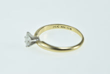 Load image into Gallery viewer, 14K 0.21 Ct Pear Diamond Solitaire Engagement Ring Yellow Gold