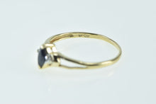 Load image into Gallery viewer, 14K Sapphire Diamond Accent Vintage Classic Ring Yellow Gold