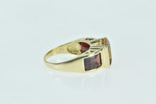 Load image into Gallery viewer, 14K Citrine Garnet Ornate Classic Cocktail Ring Yellow Gold