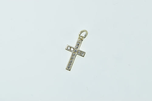 10K Cross Christian Faith Symbol Classic Faith Charm/Pendant Yellow Gold