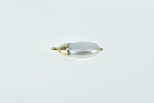 Load image into Gallery viewer, 14K 12.5mm Pearl Simple Classic Statement Charm/Pendant Yellow Gold