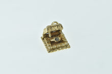 Load image into Gallery viewer, 14K Engagement Ring Articulated Box Proposal Charm/Pendant Yellow Gold