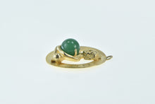 Load image into Gallery viewer, 14K Touch Me For Luck Buddha Belly Jade Charm/Pendant Yellow Gold