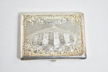 Load image into Gallery viewer, Sterling Silver Borobudur Buddhist Temple Indonesia Cigarette Case
