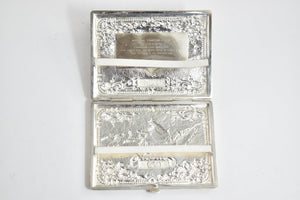 Sterling Silver Borobudur Buddhist Temple Indonesia Cigarette Case