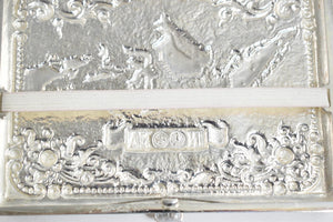 Sterling Silver Borobudur Buddhist Temple Indonesia Cigarette Case