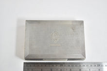 Load image into Gallery viewer, Sterling Silver Centennial Yule Family Crest Wood Lined Box