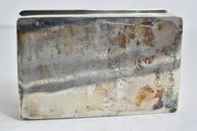 Load image into Gallery viewer, Sterling Silver C P Monogram Cursive Initial Vintage Wood Lined Trinket Box