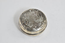 Load image into Gallery viewer, Sterling Silver Victorian Repousse Scroll Trinket Jewelry Box